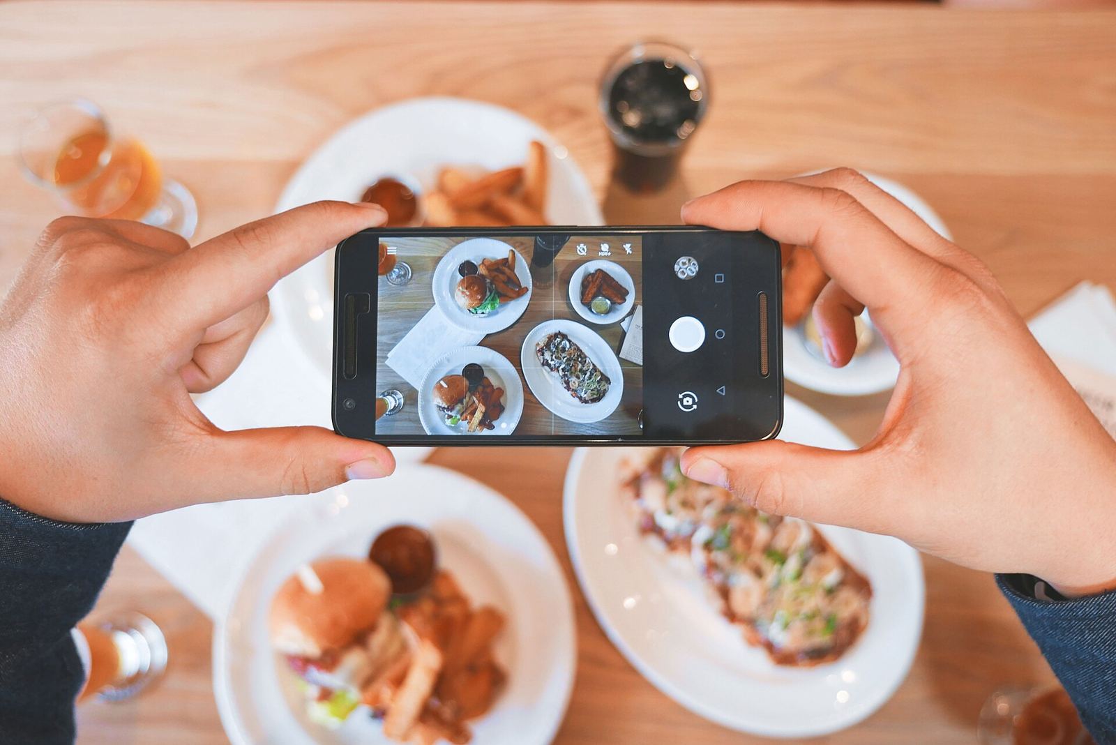 Phone photographing plates